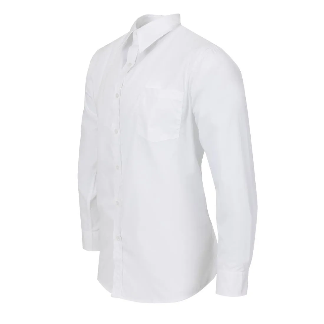 A730-XL Chef Works Unisex Long Sleeve Shirt White XL