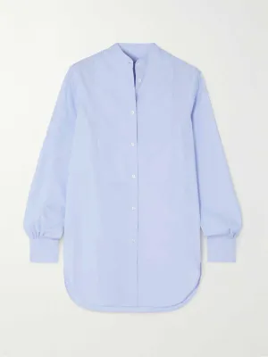 Amelia organic cotton-poplin shirt