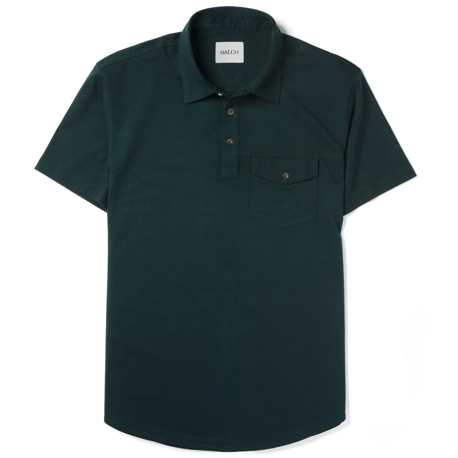 Author Short Sleeve Polo Shirt –  Evergreen Cotton Jersey