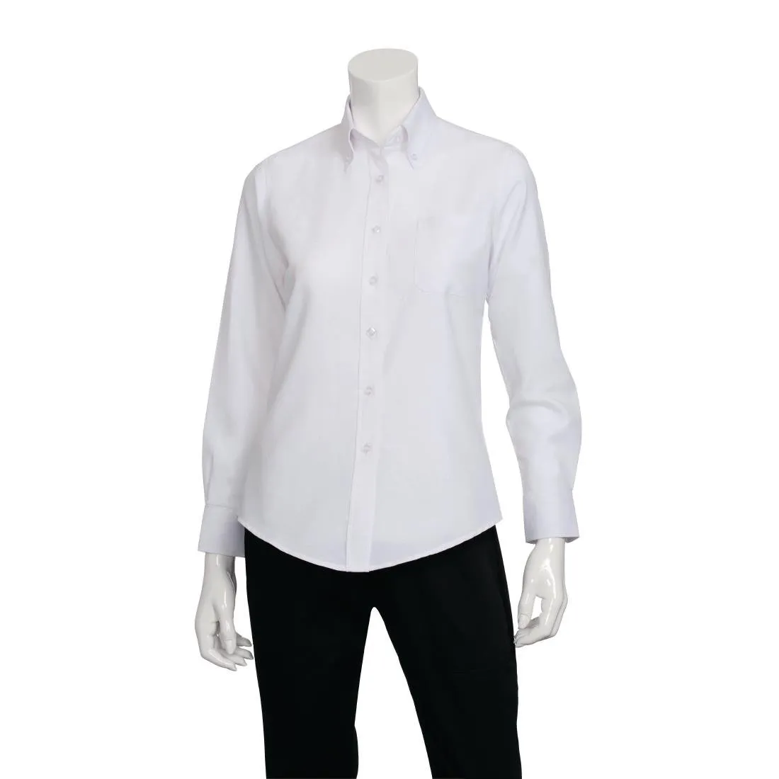 B878-XXL Chef Works Womens Oxford Shirt 2XL