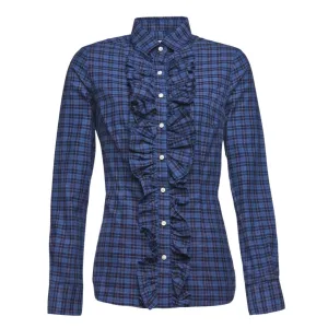 Belinda Blouse in Blue Check