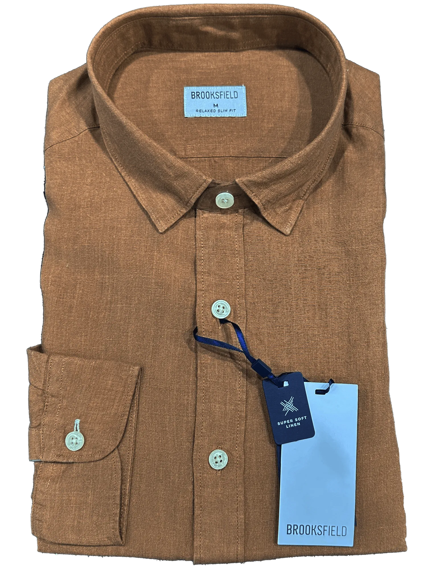 BFS1042 -Casual Linen Blend Shirt L/S