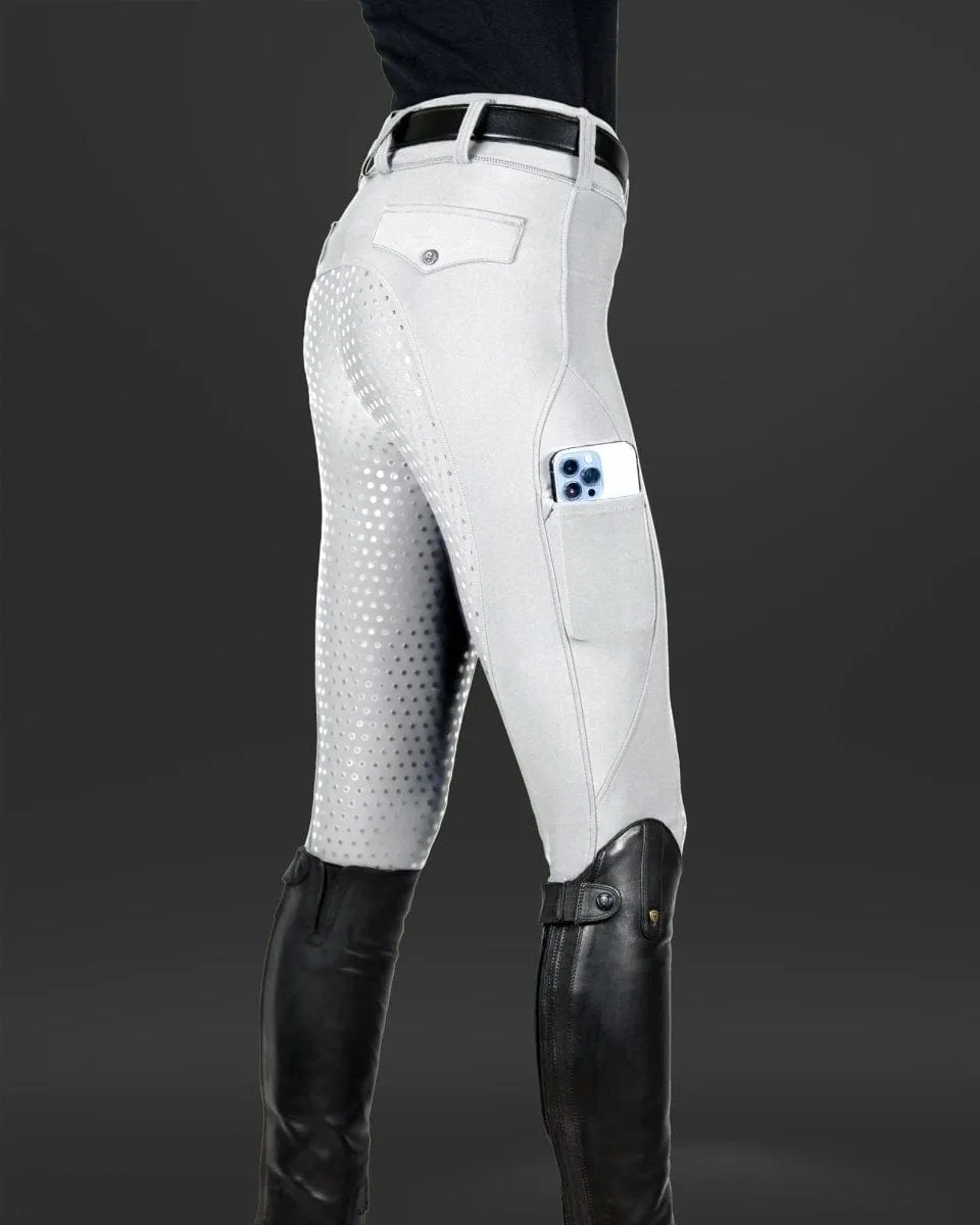 Equestly- Lux GripTEQ Riding Pants (White)