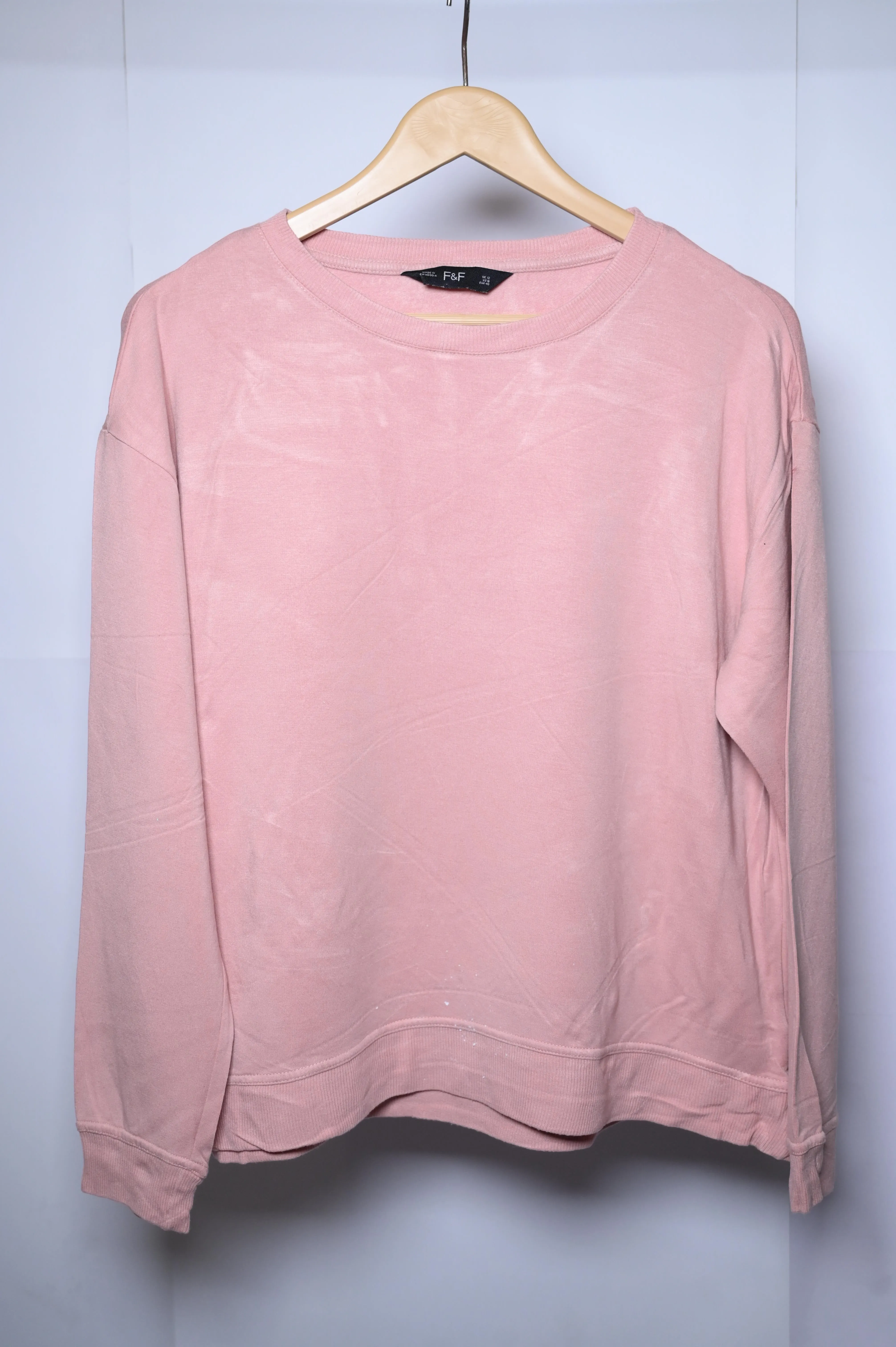 F&F Pink Sweatshirt - Large