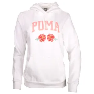 Faux Embroidery Floral Pullover Hoodie