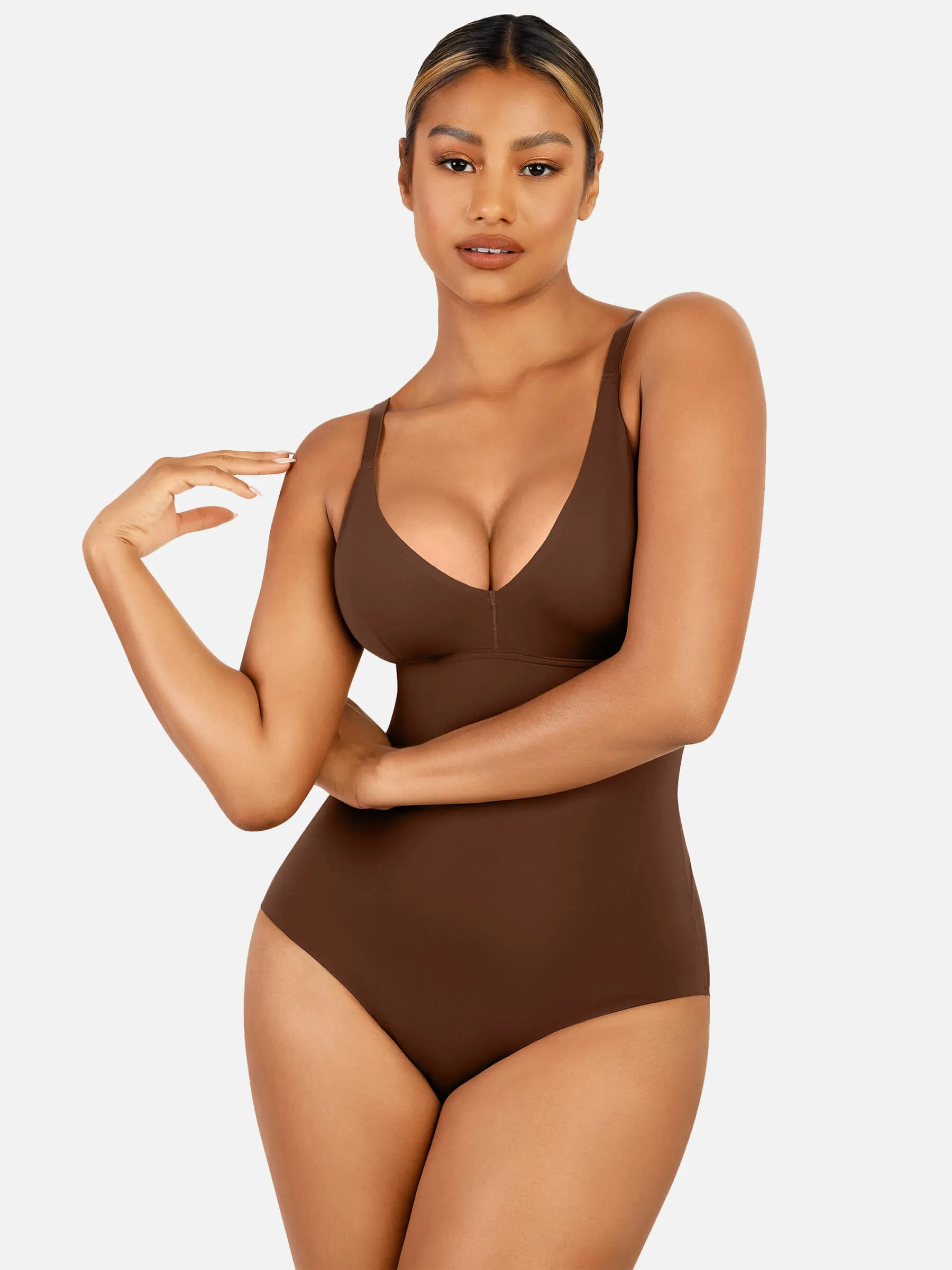 Feelingirl Tummy Control Seamless Comfortable Body Shaper