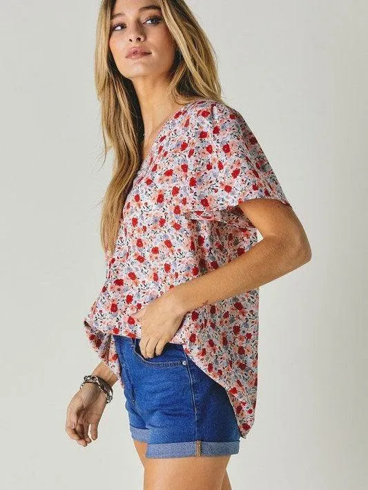 Find Beauty Everywhere Floral Print Top