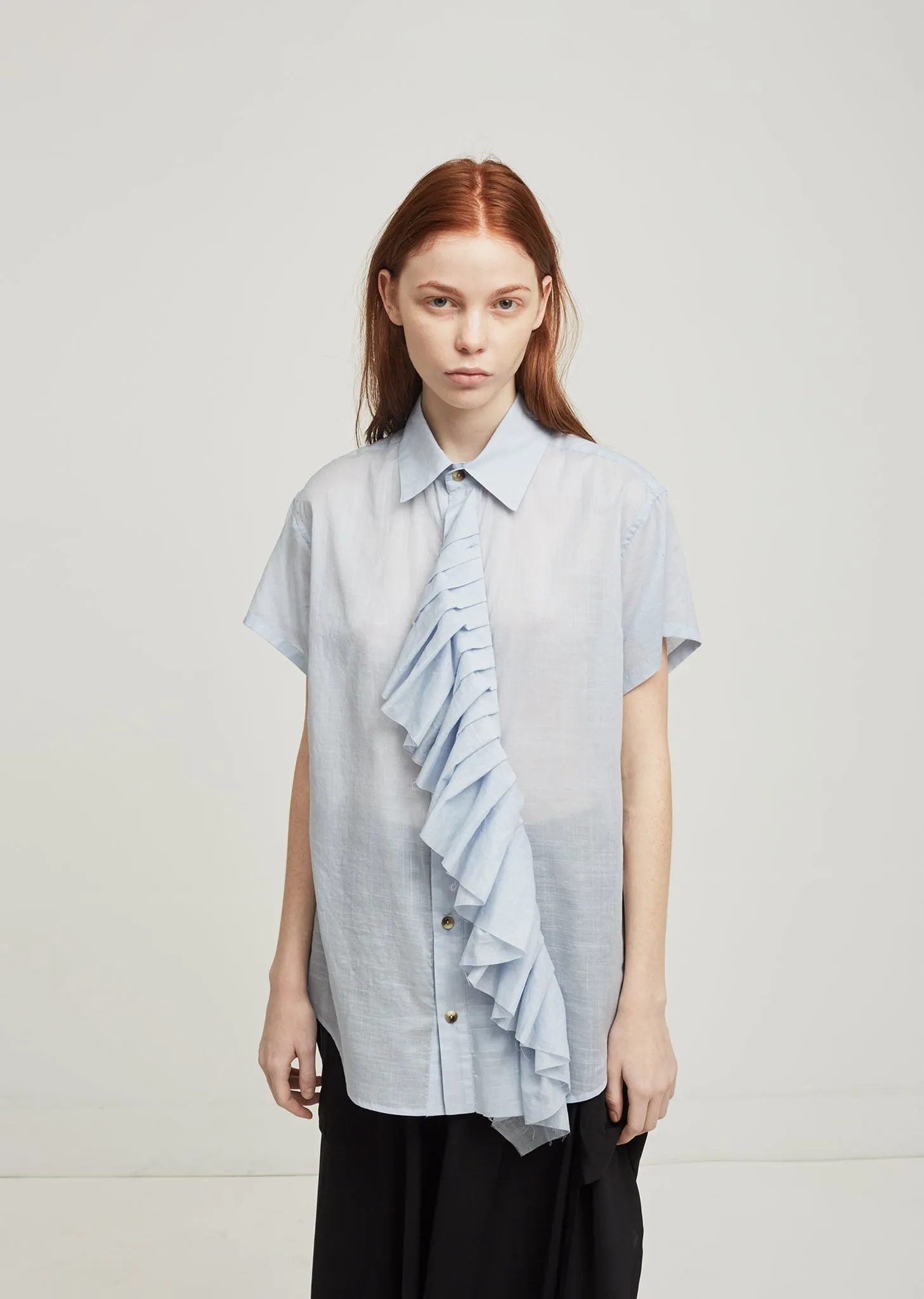 Frill Short Sleeve Shirt