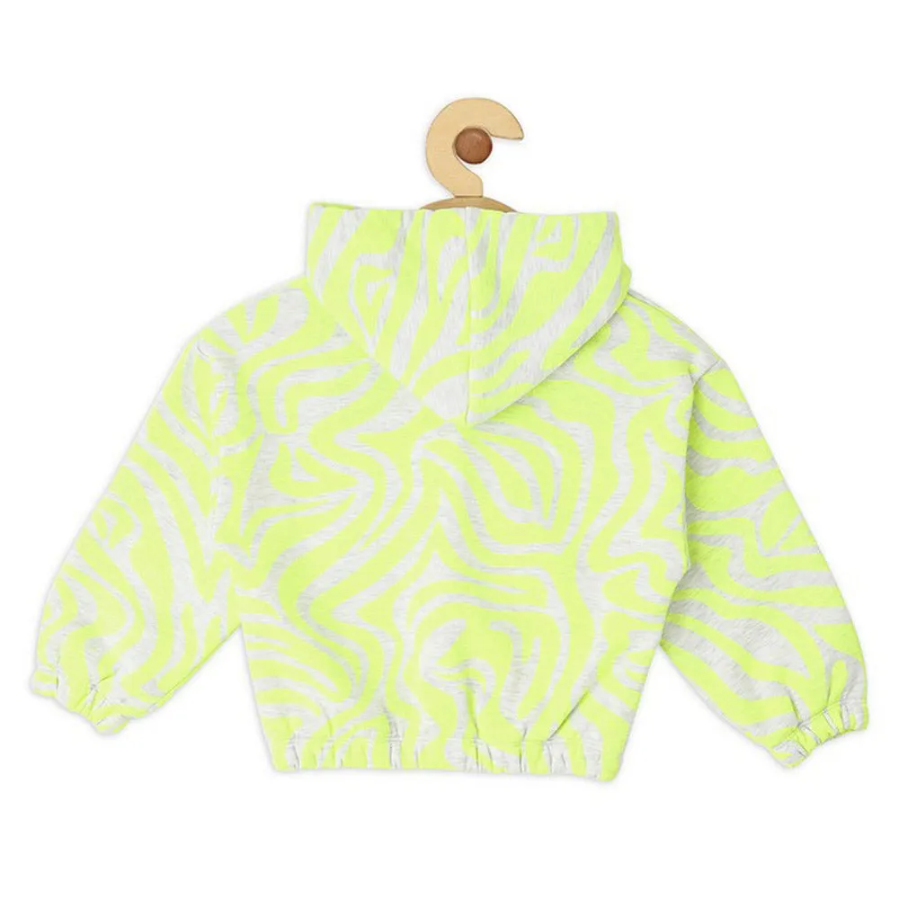 Green Full Sleeves Hoodie