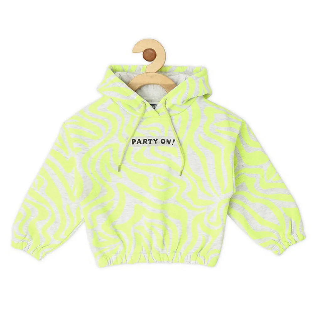 Green Full Sleeves Hoodie