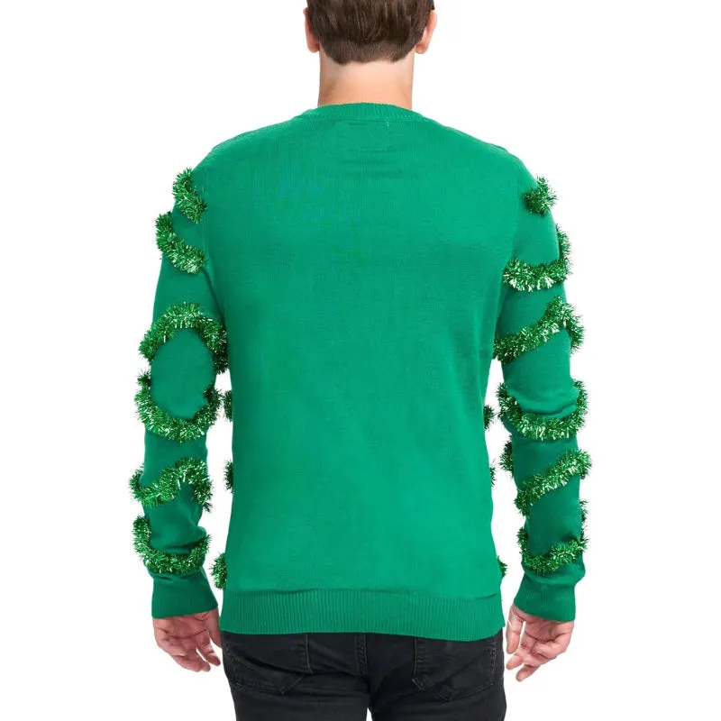 Holiday Sweaters with Festive Embellishments for a Cheerful Look