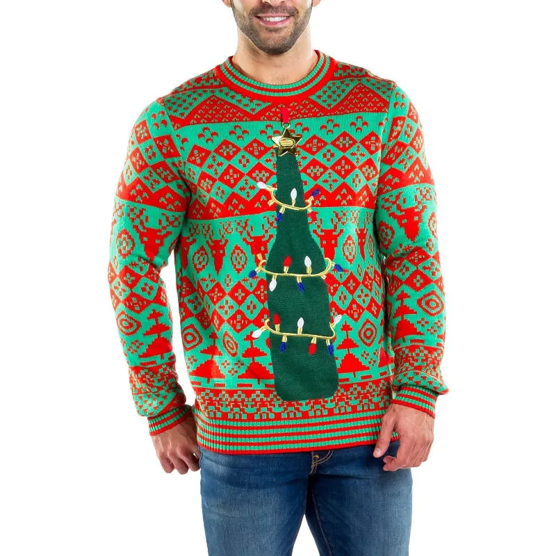 Holiday Sweaters with Festive Embellishments for a Cheerful Look