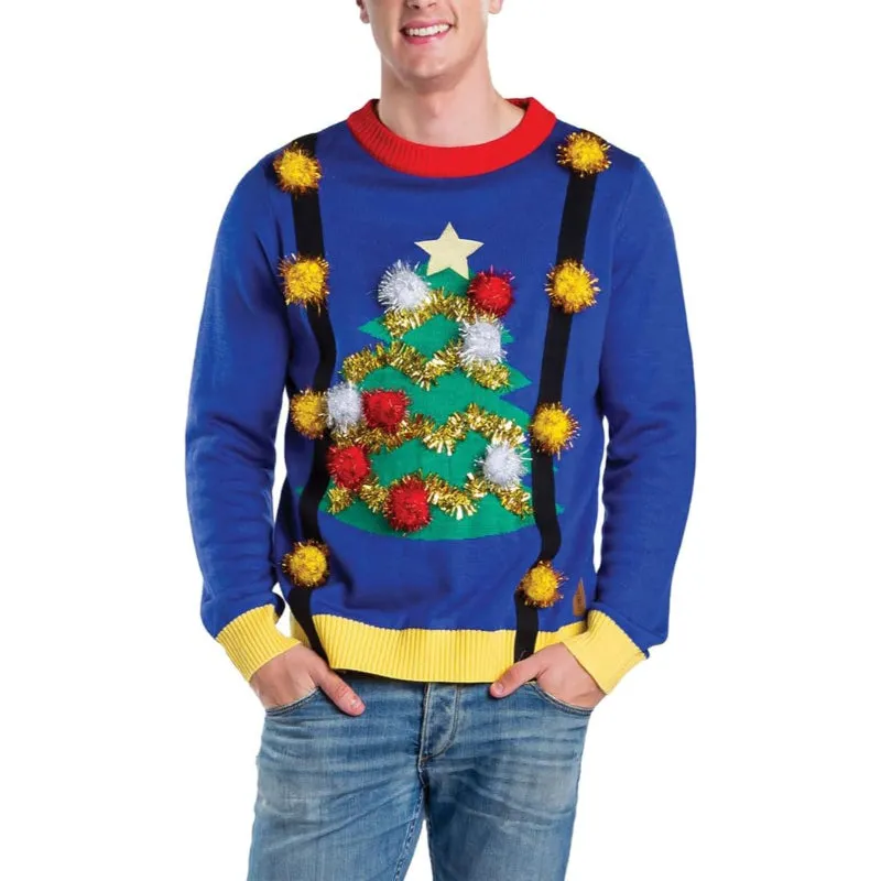 Holiday Sweaters with Festive Embellishments for a Cheerful Look