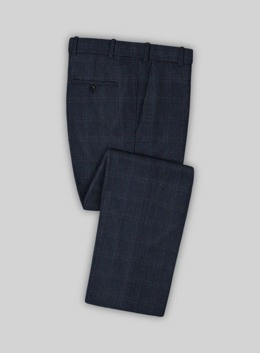 Italian Atessia Check Tweed Pants