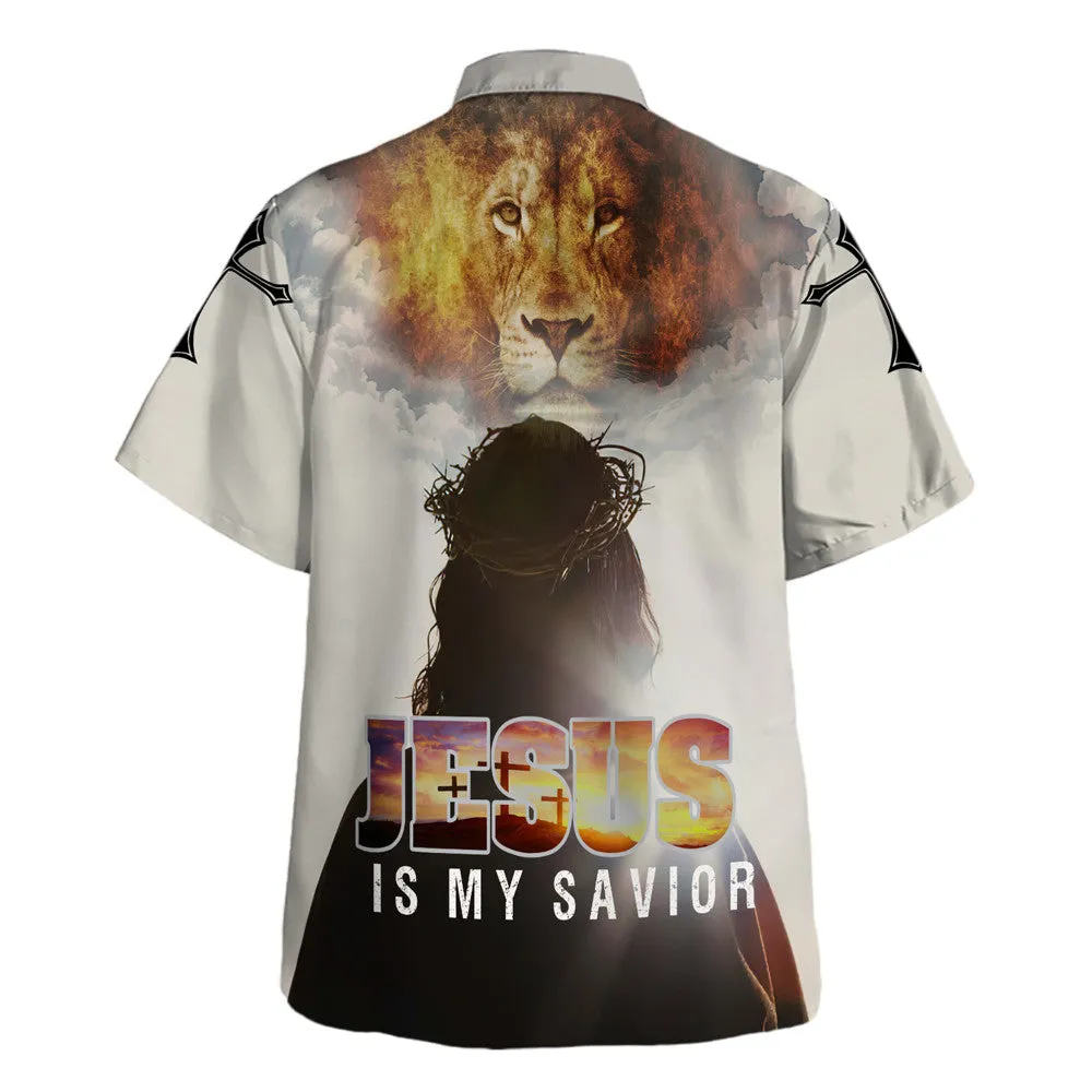 Jesus Is My Savior Lion Polo Shirt - Christian Shirts & Shorts