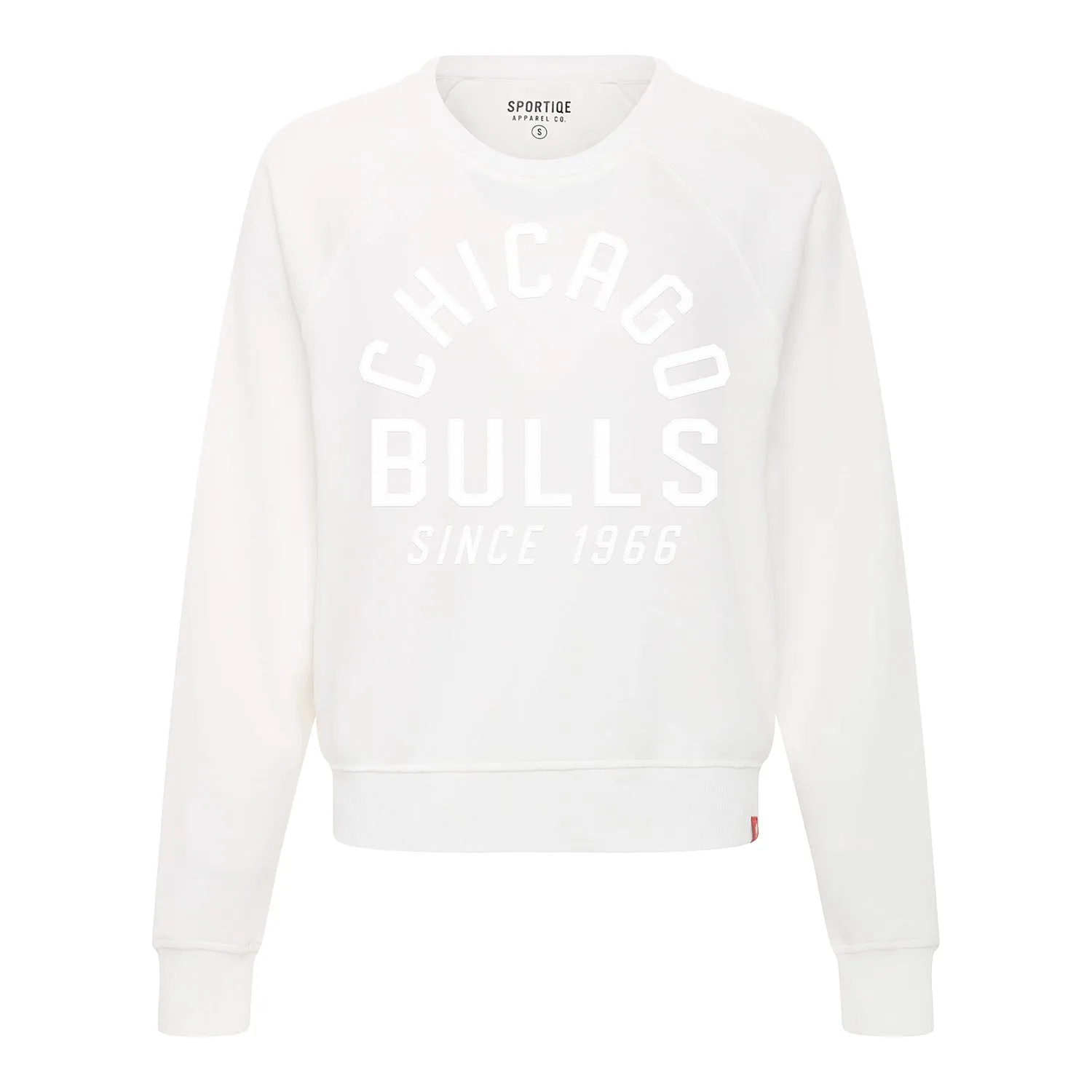 Ladies Chicago Bulls Sportiqe Ashlyn Cloud Crewneck Sweatshirt