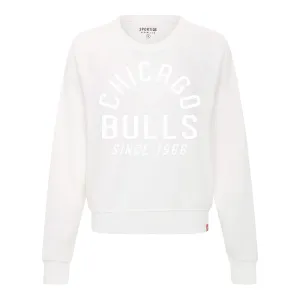 Ladies Chicago Bulls Sportiqe Ashlyn Cloud Crewneck Sweatshirt