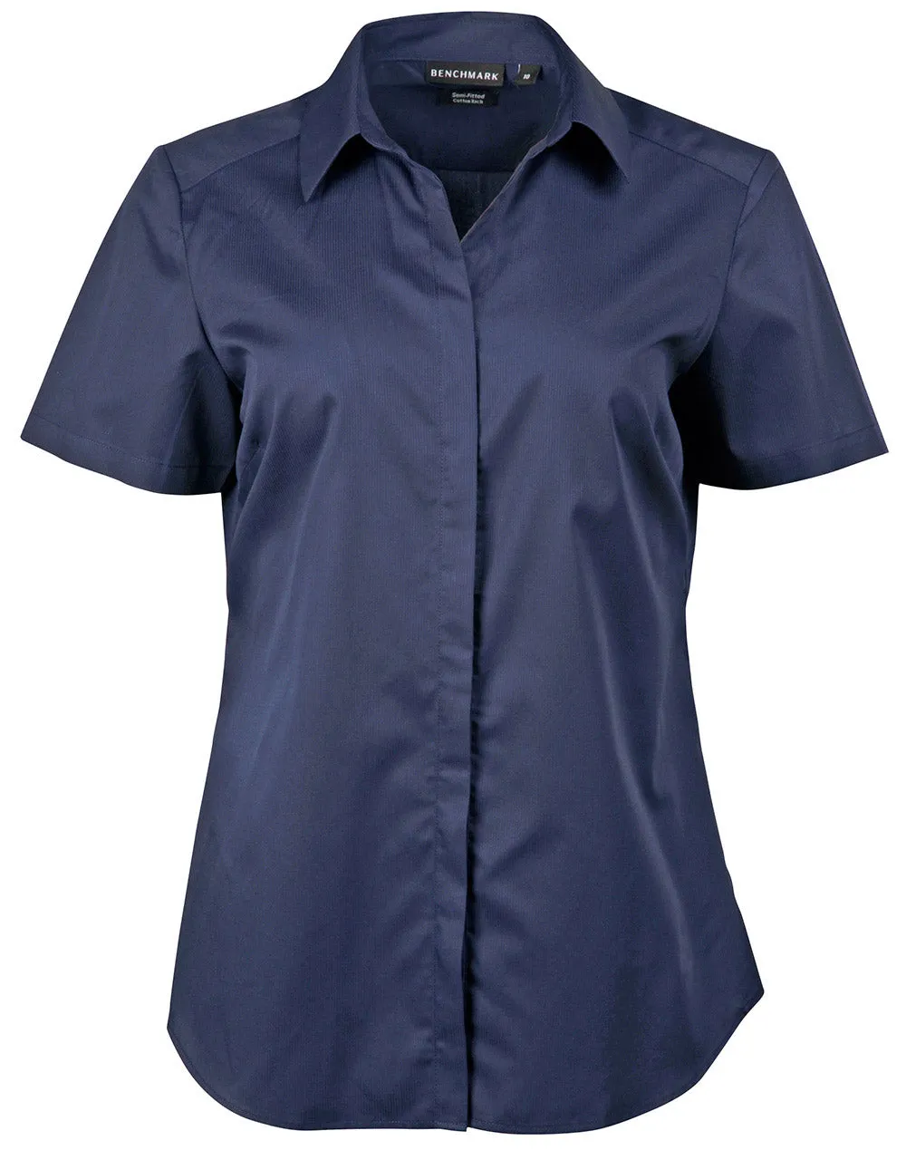 M8110S Barkley Ladies Taped Seam Short Sleeve Shirt