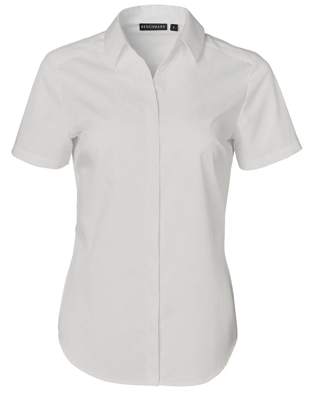 M8110S Barkley Ladies Taped Seam Short Sleeve Shirt