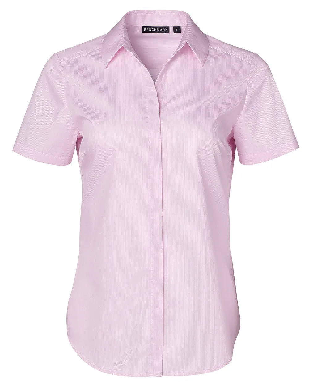 M8110S Barkley Ladies Taped Seam Short Sleeve Shirt