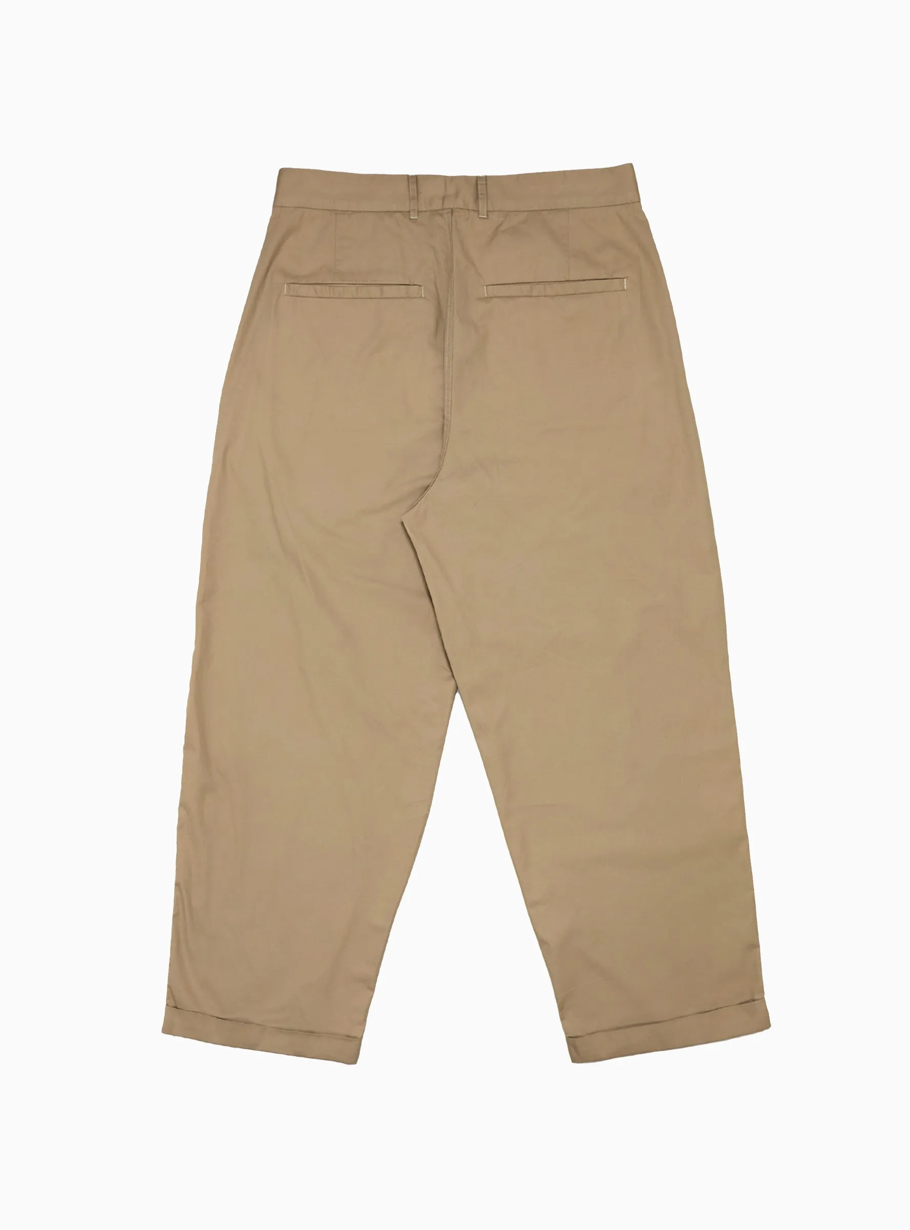 Manager Pleated Pants Camel