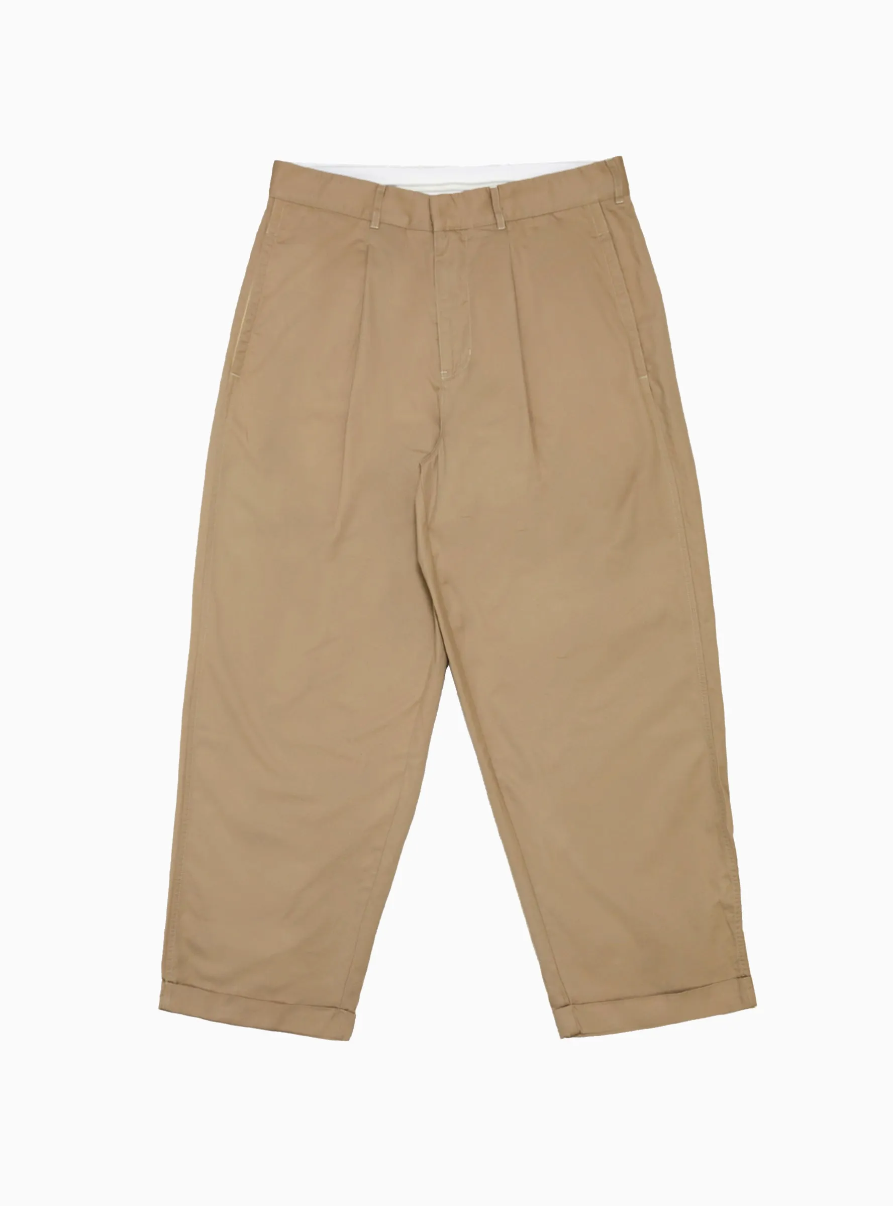 Manager Pleated Pants Camel