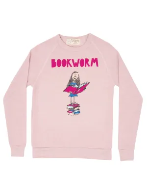 Matilda Bookworm unisex pink sweatshirt