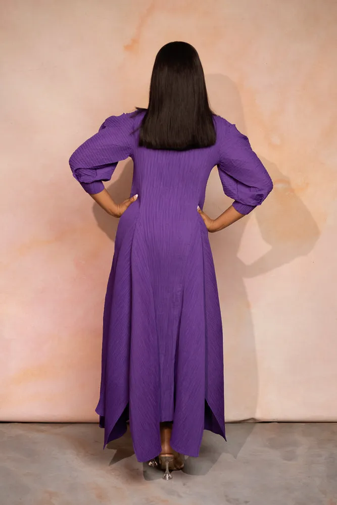 NADIA ZUKI DRESS - PURPLE