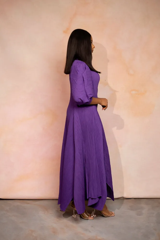 NADIA ZUKI DRESS - PURPLE