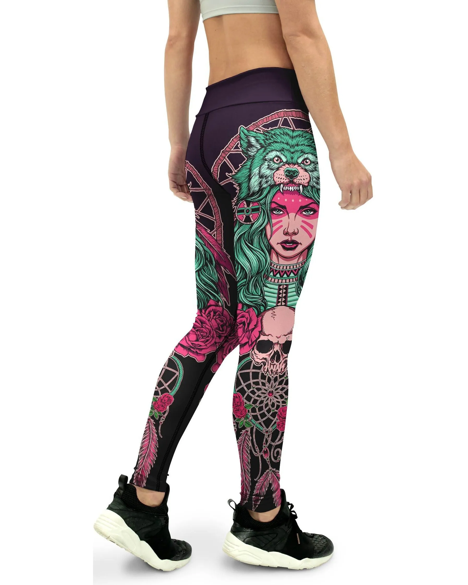 Native American Warrior Yoga Pants