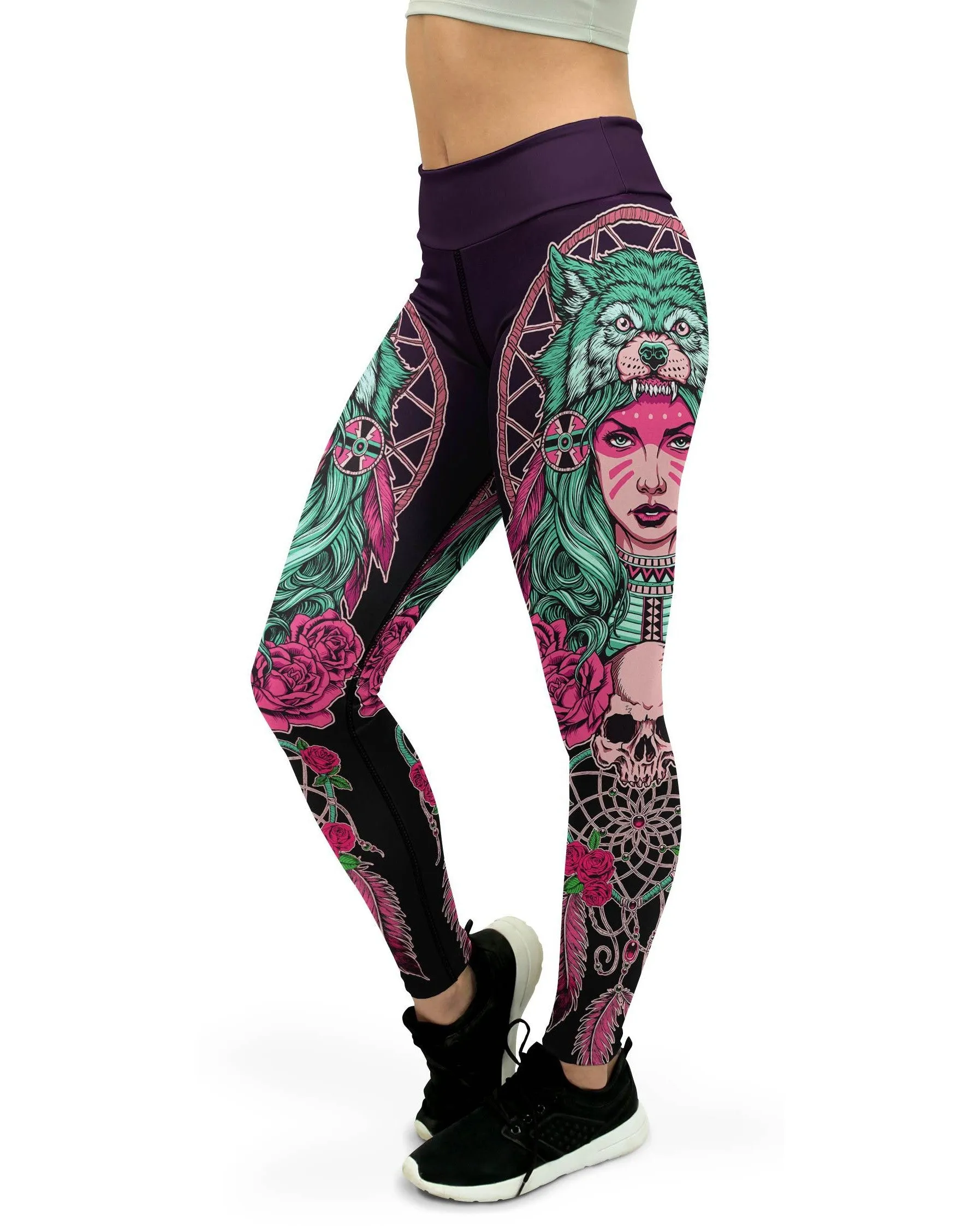 Native American Warrior Yoga Pants