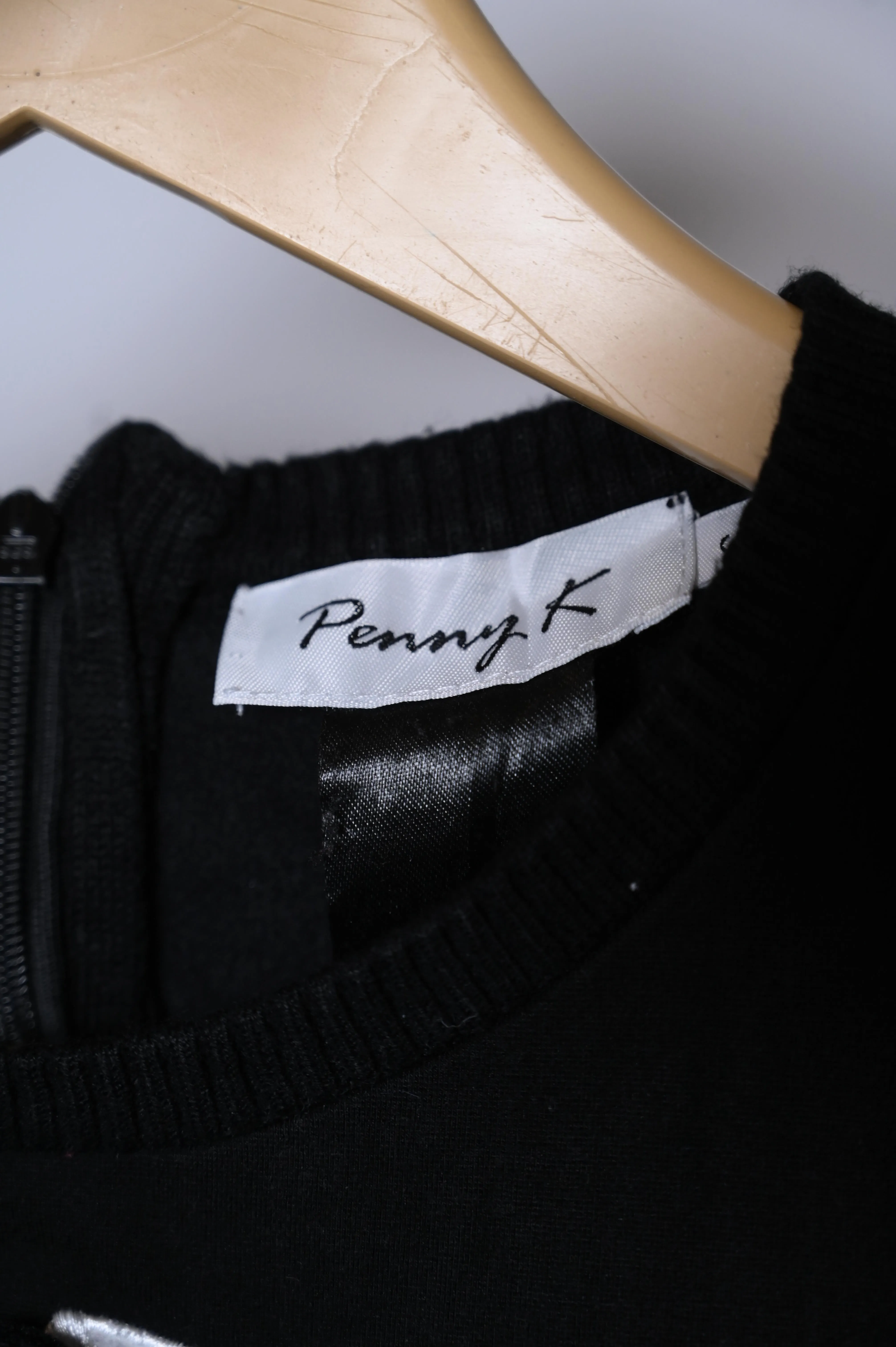 Penny K Black Bow Sweatshirt - Small