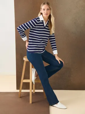 Plus Lexington High Rise Flare Jeans, West Point Wash