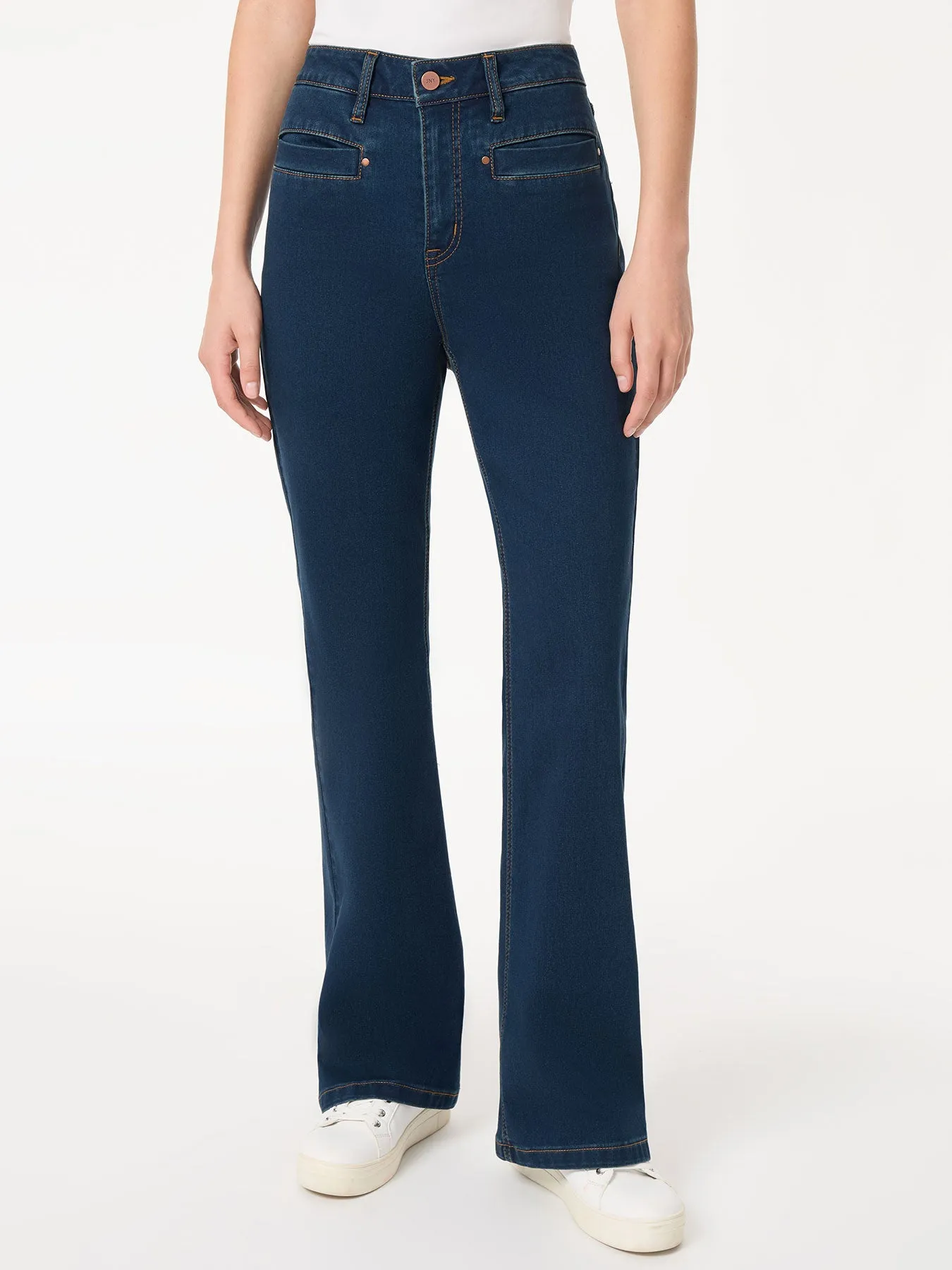 Plus Lexington High Rise Flare Jeans, West Point Wash