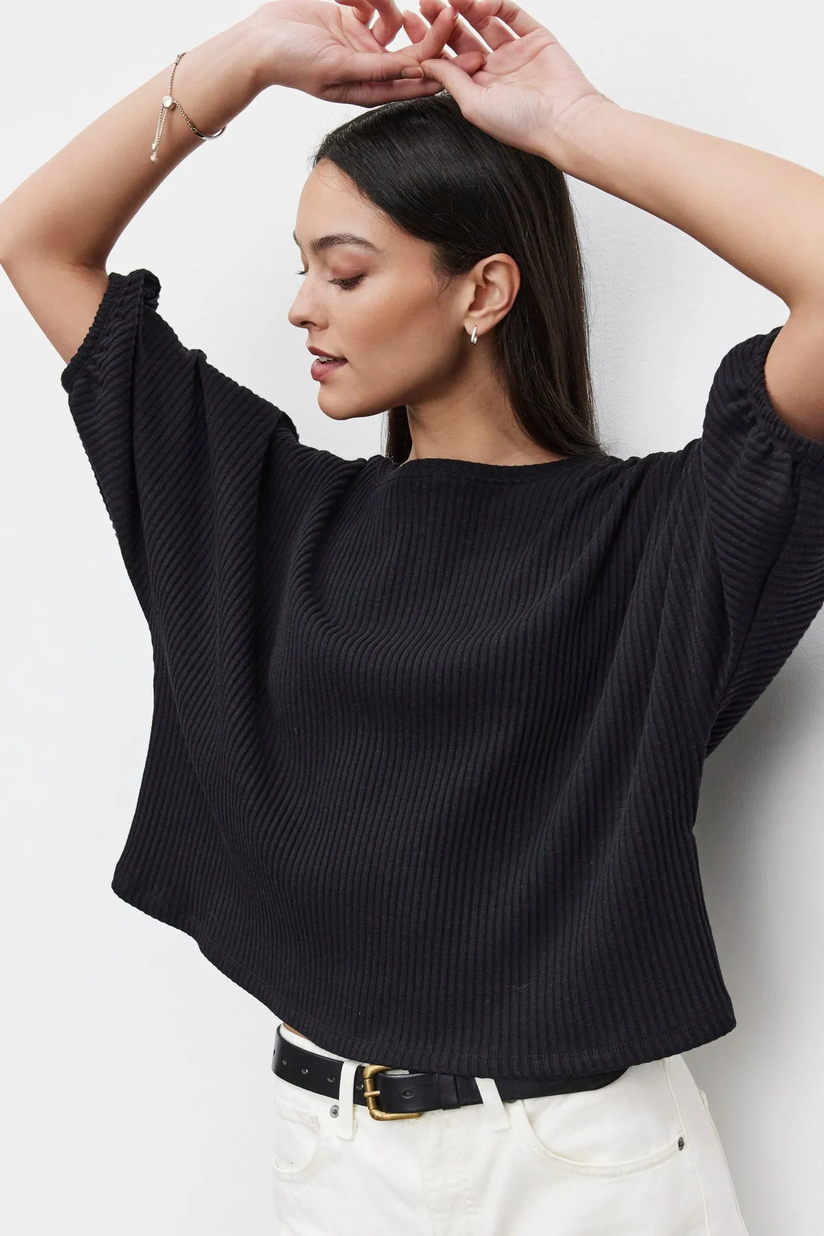 ROSALIE RIBBED TOP