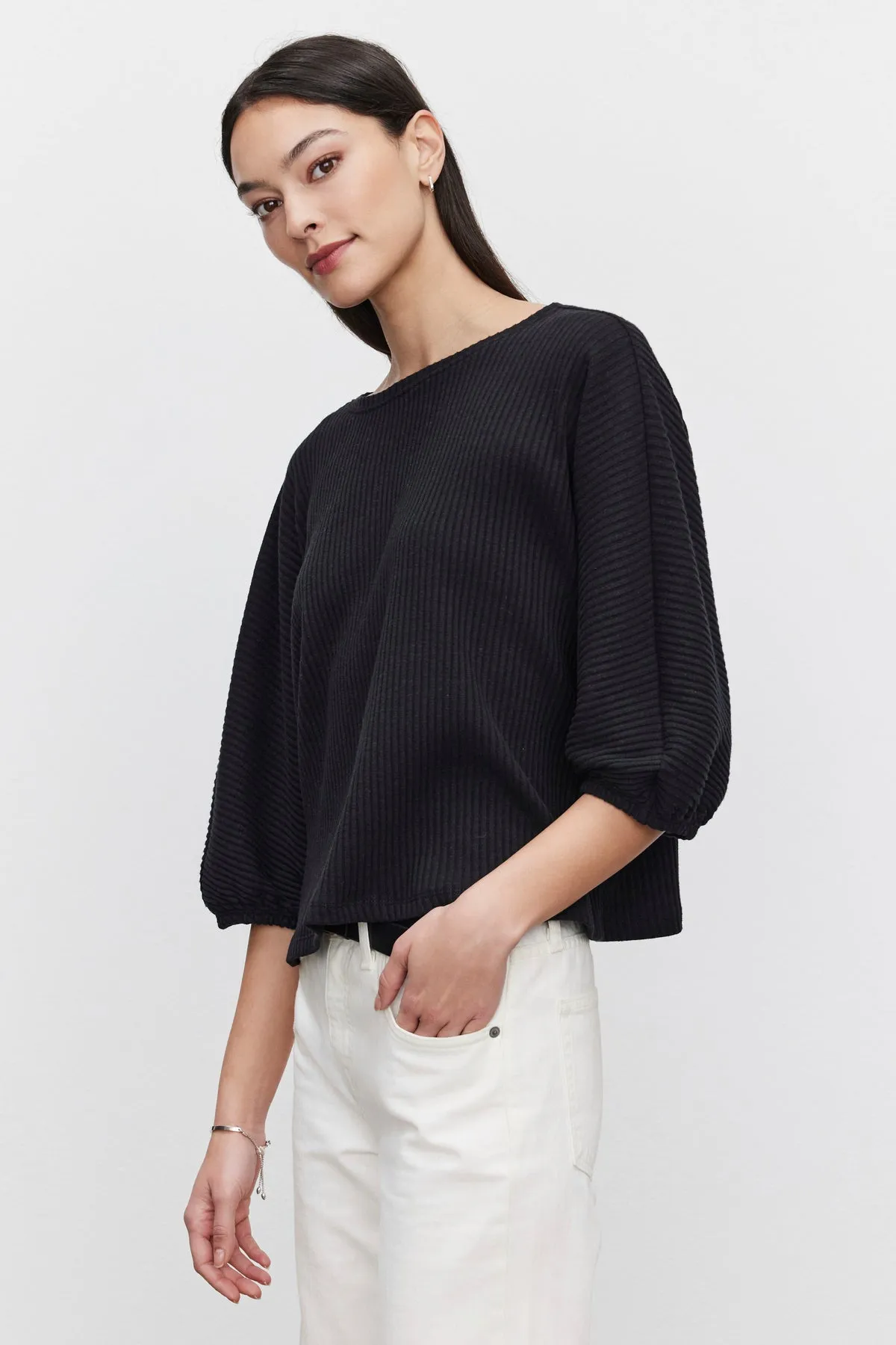 ROSALIE RIBBED TOP