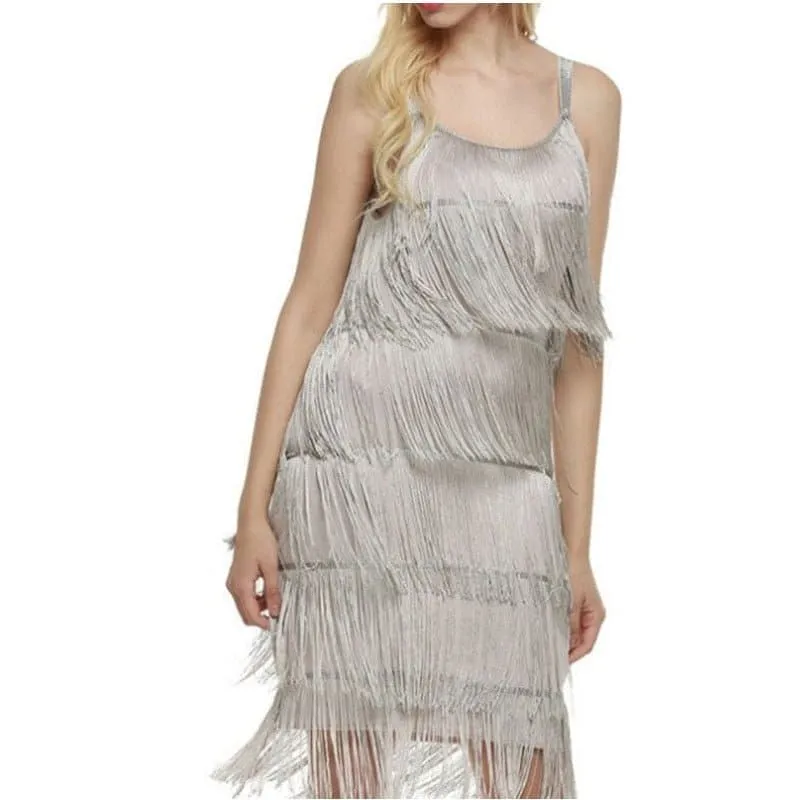 Short Fringe Party Dress