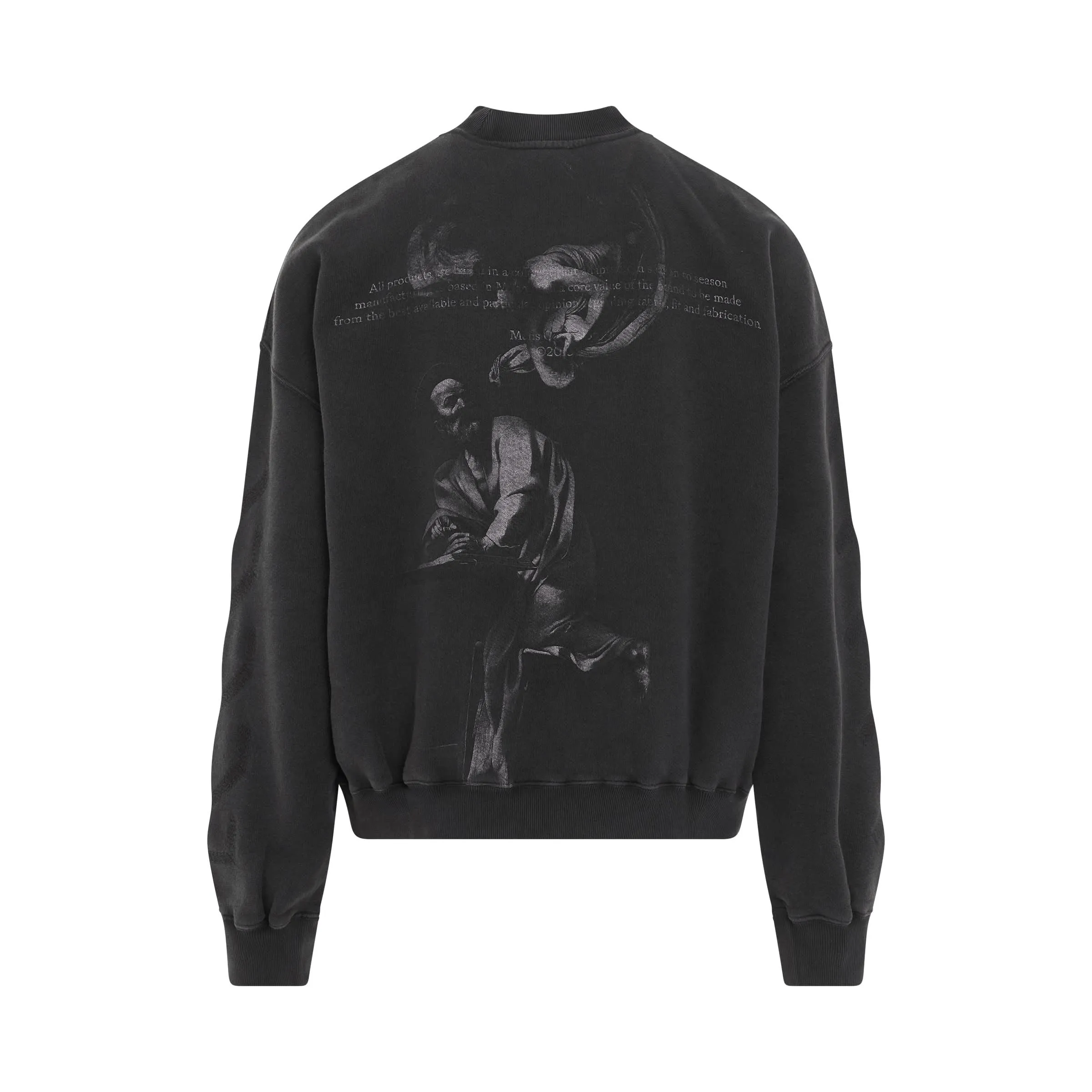 St Matthew Oversize Sweatshirt in Black