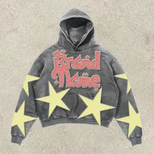 Stylish Retro Loose Hoodie