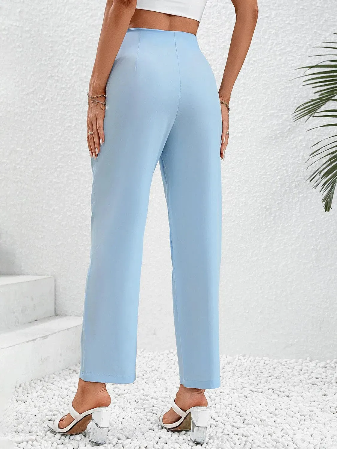 Stylish Ruched Cropped Pants for Women: Buy Now Update Your Wardrobe