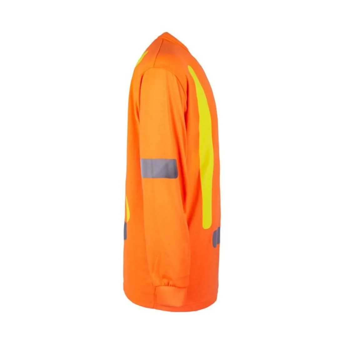 Terra Hi-Vis Long Sleeve Cotton Work Shirt 116617 - Orange