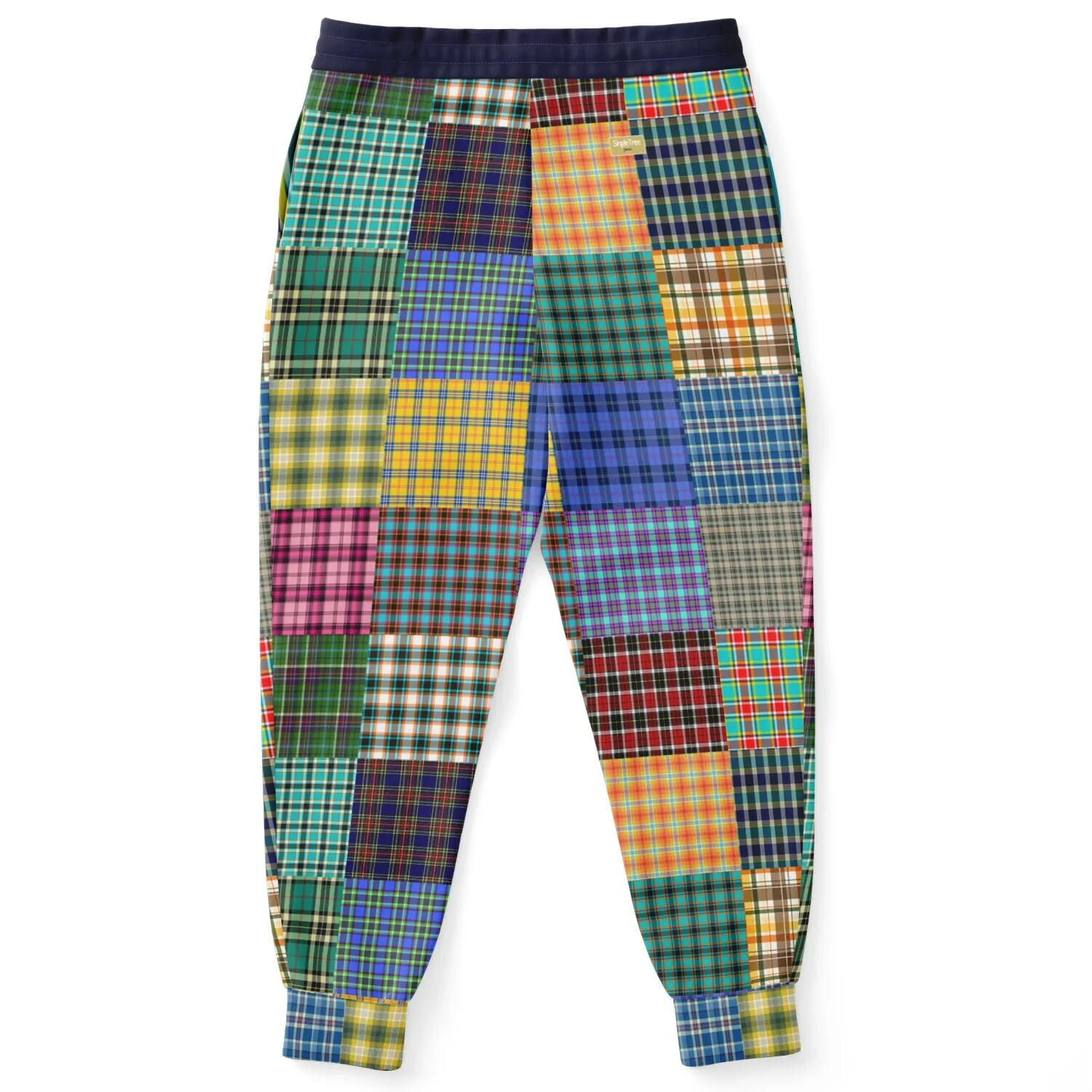 The Preppy Woodsman Plaid Patchwork Eco-Poly Unisex Joggers