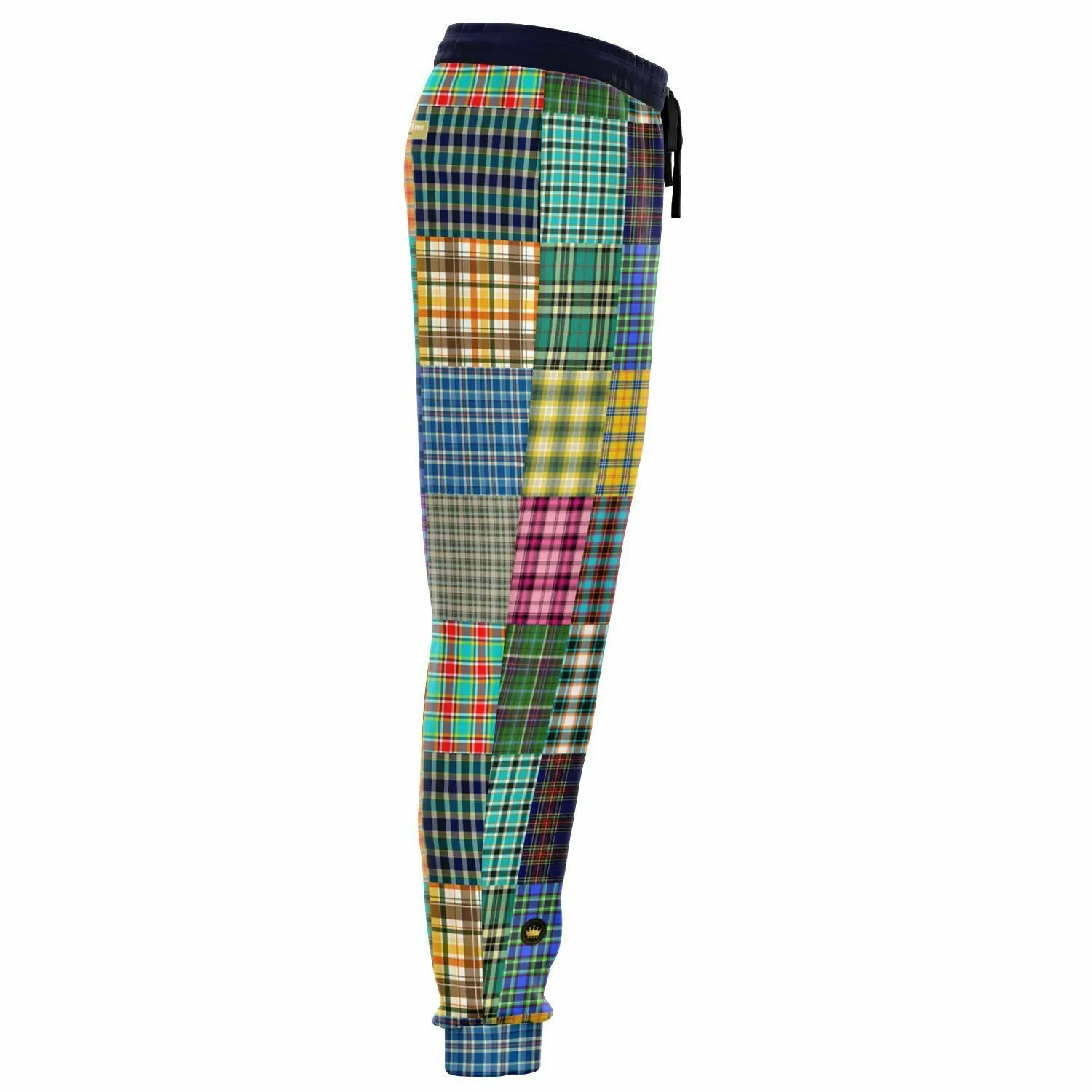 The Preppy Woodsman Plaid Patchwork Eco-Poly Unisex Joggers