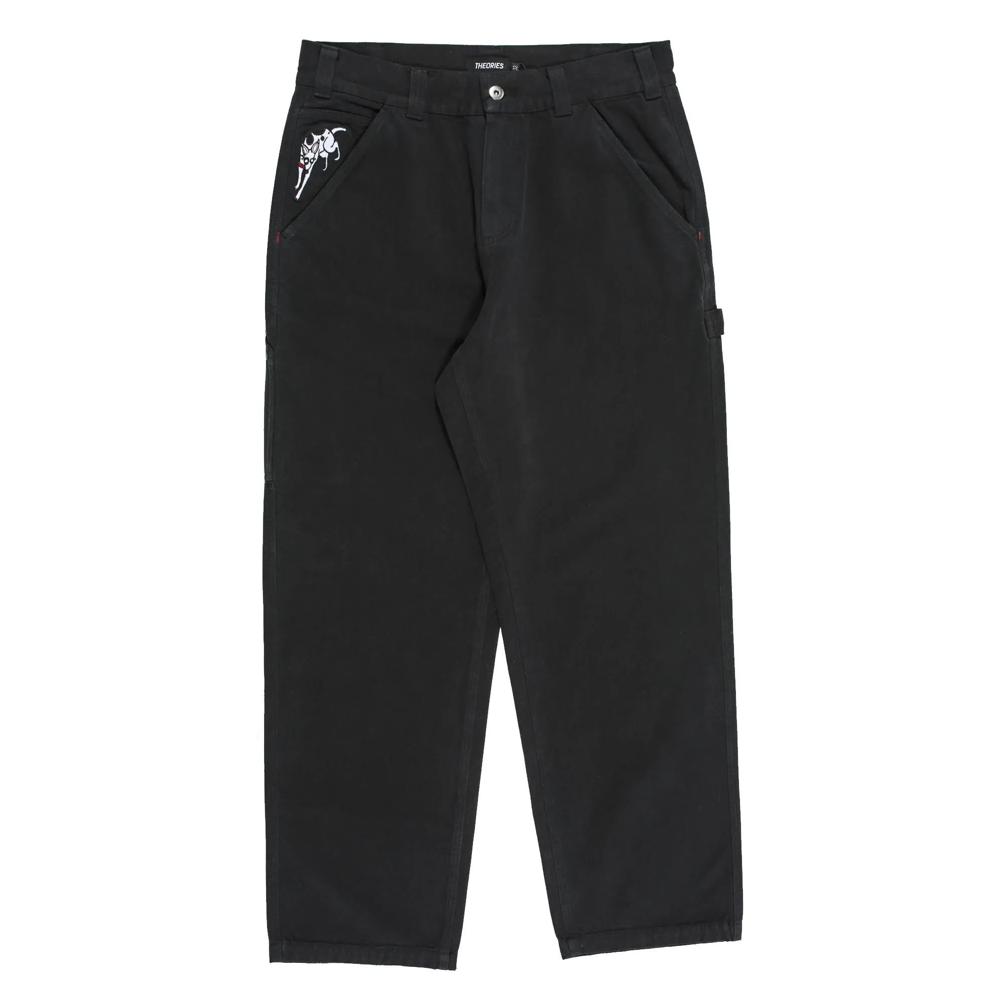 THEORIES PIANO TRAP PANTS WASHED BLACK