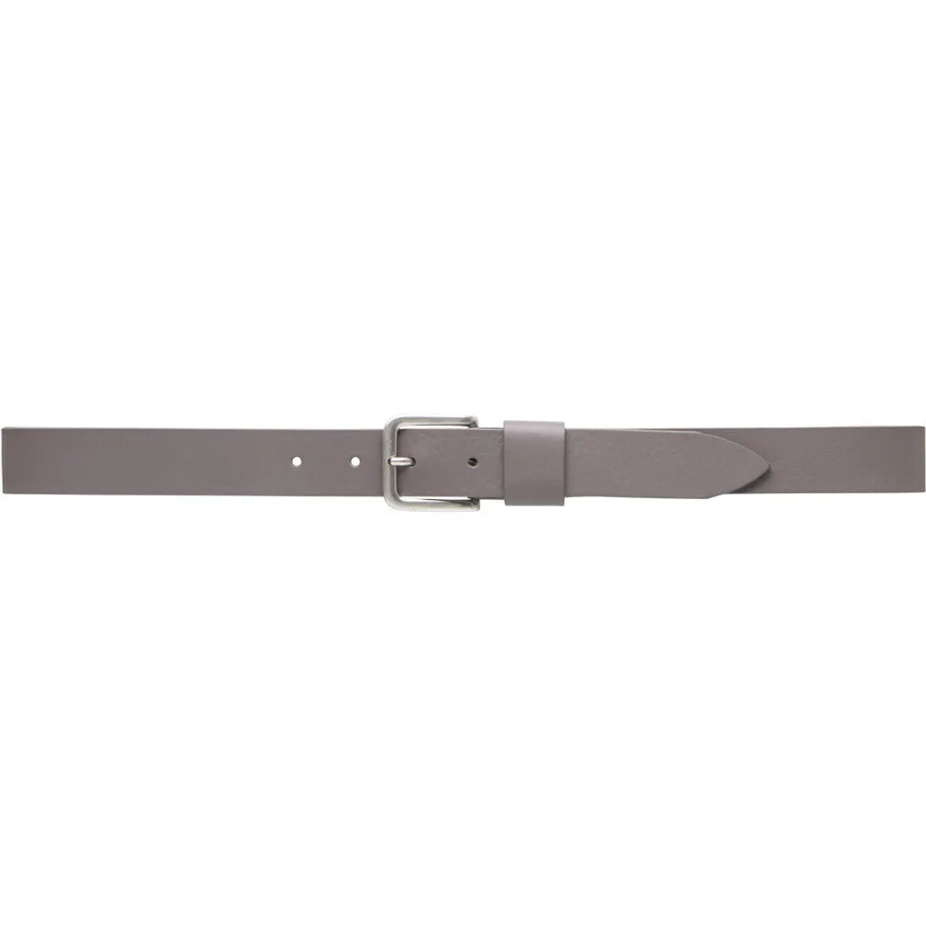 Timeless jeans belt in delicious leather quality / 12824 - Taupe (visione)