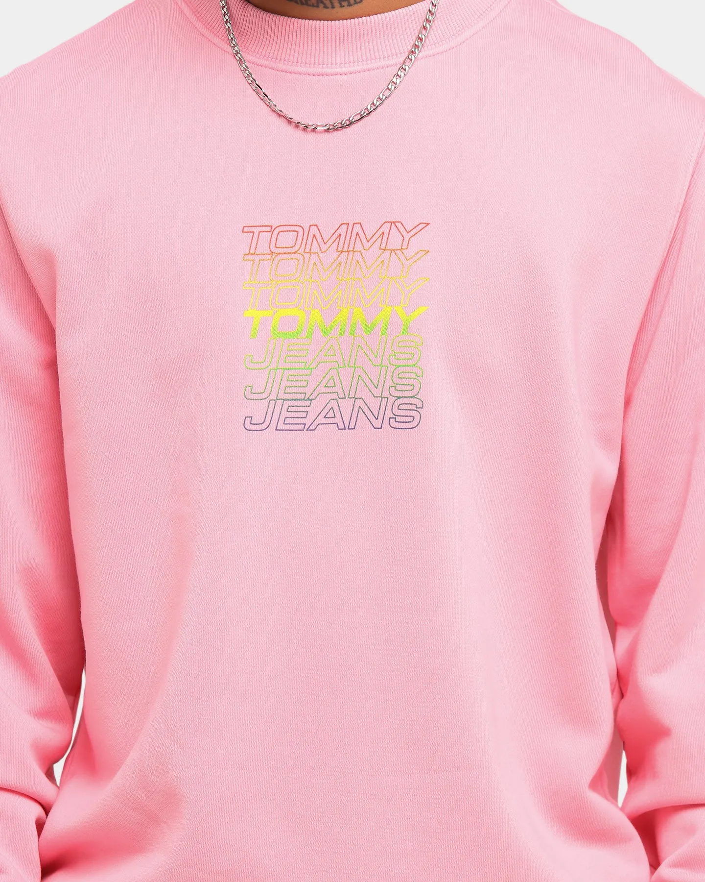 Tommy Jeans Light Crew Rosey Pink