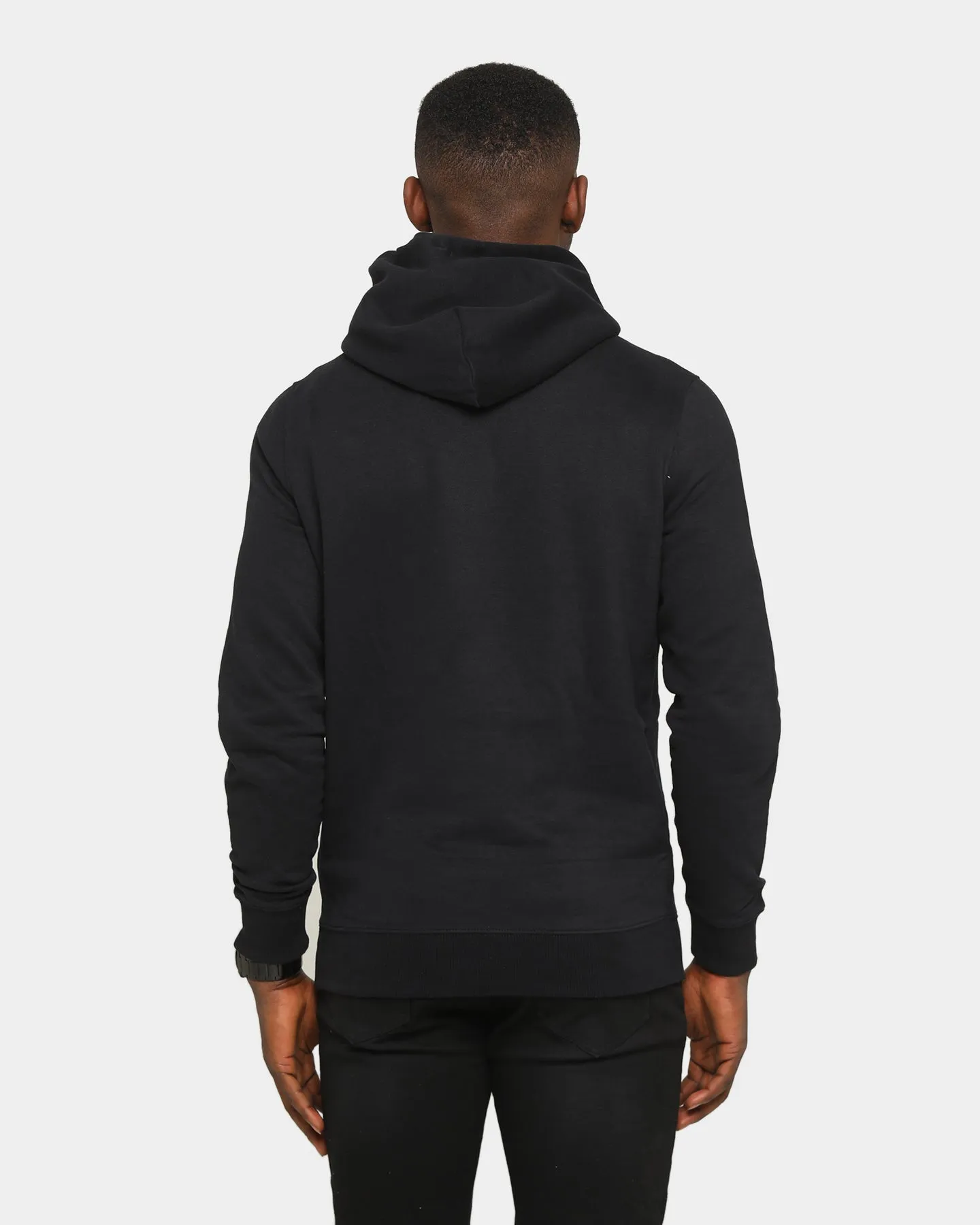 Tommy Jeans Straight Logo Hoodie Black