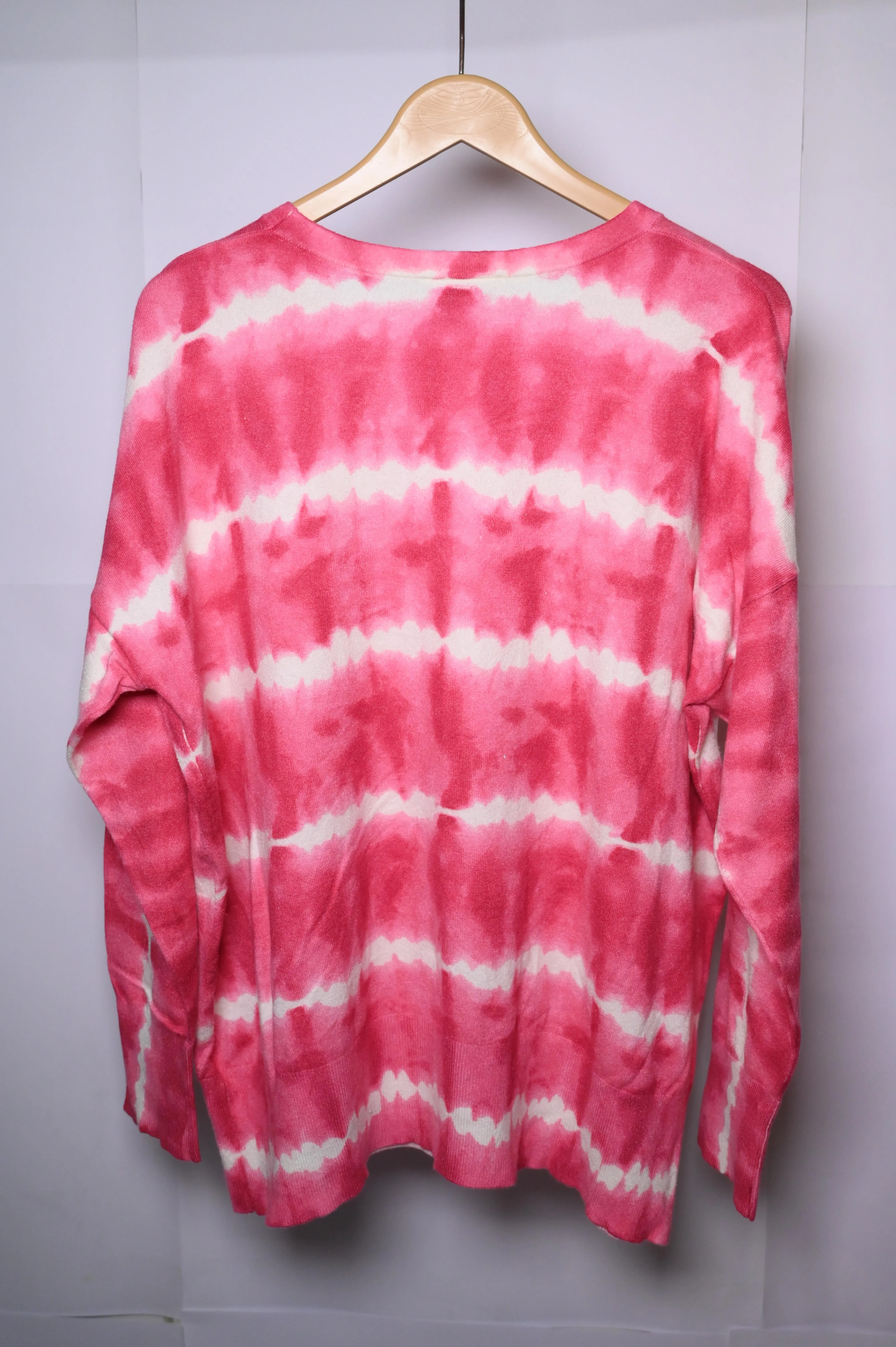 Wallis Pink & White Sweatshirt (Large)