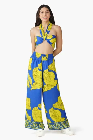 Yellow Daze Printed Pant