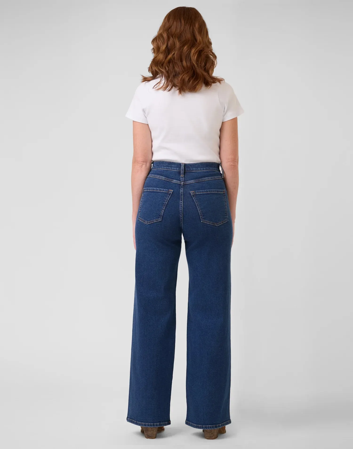 Yoga Jeans Lily Wide Leg Jeans Heritage Blue